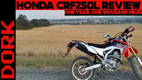 Honda CRF250L Review: 1 Year 1,000 Miles - YouTube