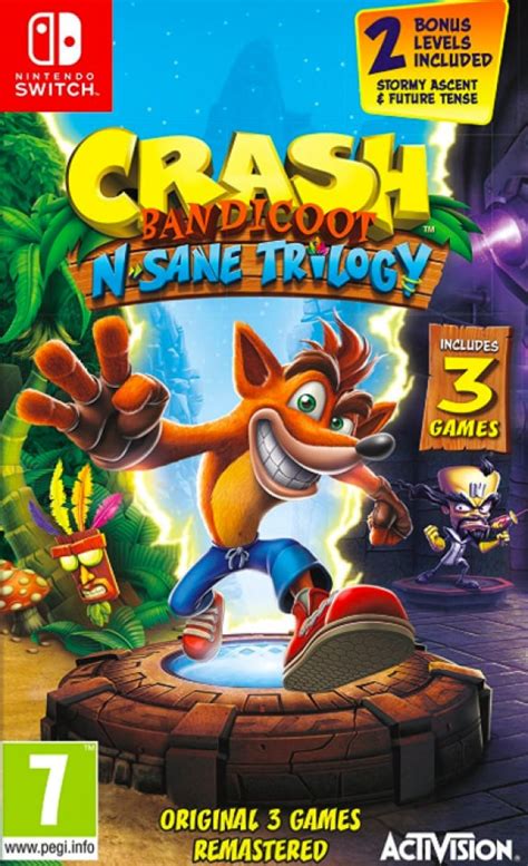 Crash Bandicoot N. Sane Trilogy (Nintendo Switch) News, Reviews, Trailer & Screenshots