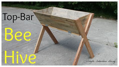 Top Bar Bee Hive - Made From Reclaimed Material Part 3 — SSL Family Farm