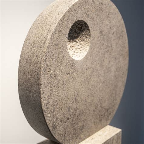 A LIMESTONE MINIMALIST SCULPTURE | TOAD GALLERY