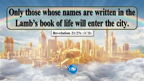 Important: Is Your Name In The Lamb's Book Of Life?