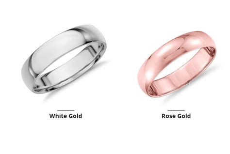 white-gold-vs-rose-gold | Wedding KnowHow