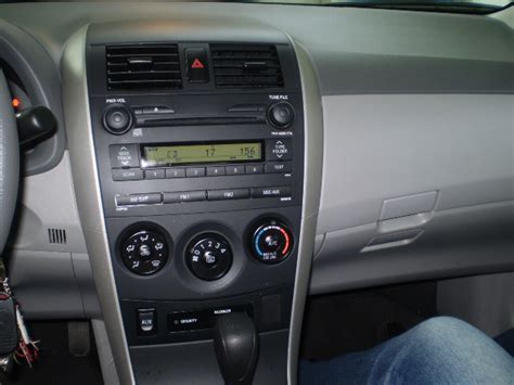 Interior 2009 toyota corolla