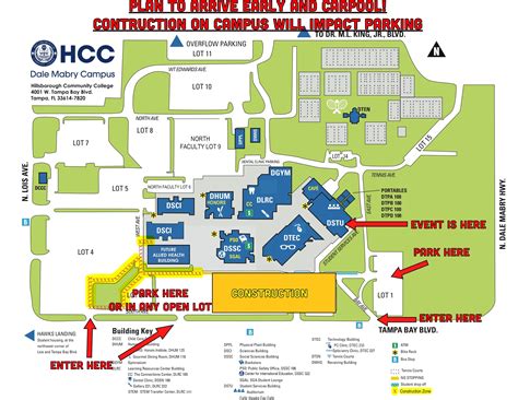 Hcc Dale Mabry Campus Map - Map Of Amarillo Texas