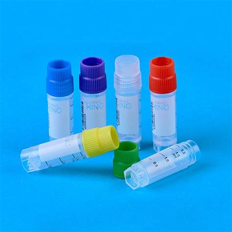 CryoKING Cryogenic Vials-Side Barcodes & Human Readable Numbers 1mL ...