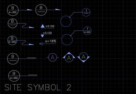 Drawing Symbols 2 - AutoCAD Blocks - Construction Documents And Templates