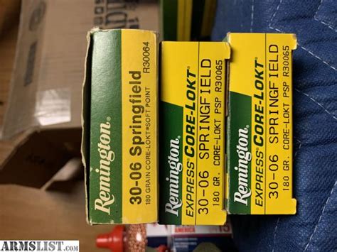 ARMSLIST - For Sale: Remington 30-06 ammo