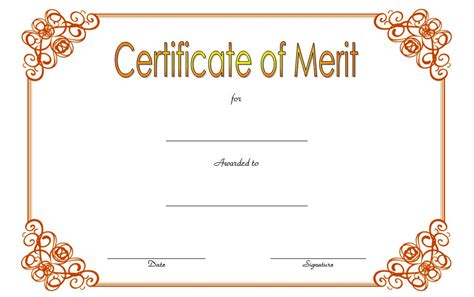 10+ Certificate of Merit Templates Editable Free Download – Fresh & Professional Templates