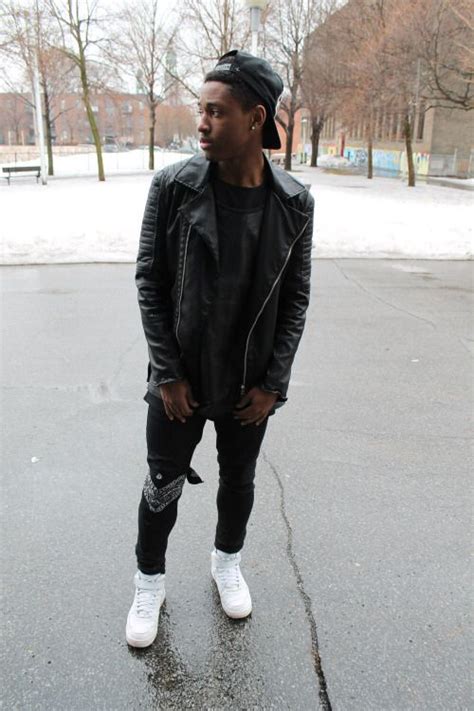 All White Nike High Top Air Force 1 with Leather Jacket | Air force 1 outfit, Nike air force ...