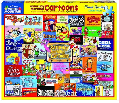 Saturday Morning Cartoons 1,000 Piece Jigsaw Puzzle | ubicaciondepersonas.cdmx.gob.mx