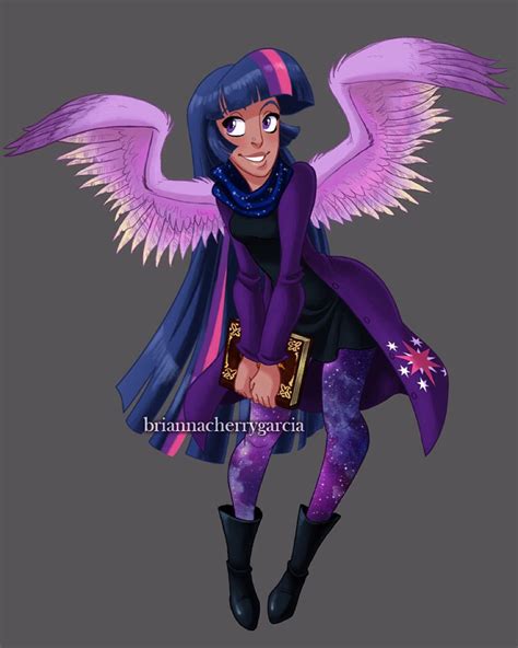 Twilight Sparkle [as a partial human] (Drawing by BriannaCherryGarcia @deviantART) #MyLittlePony ...