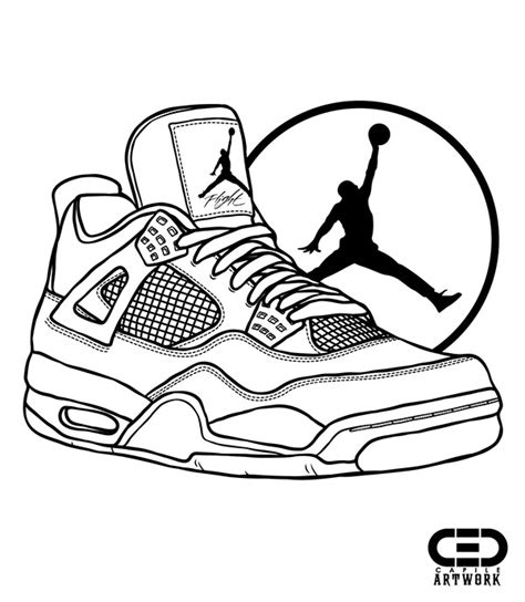 Nike shoe coloring page - Yahoo Image Search Results | Sneakers drawing, Sneakers illustration ...