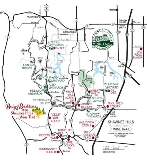 Shawnee Hills Wine Trail Map