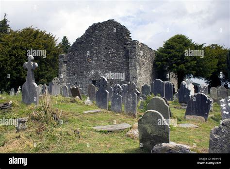 Glendalough, Irish monastery Stock Photo - Alamy