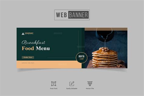 Horizontal Web Banner Template Graphic by Pikartist · Creative Fabrica