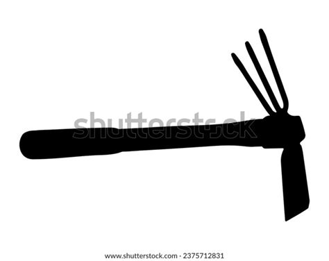 Hoe Silhouette Vector Art White Background Stock Vector (Royalty Free) 2375712831 | Shutterstock