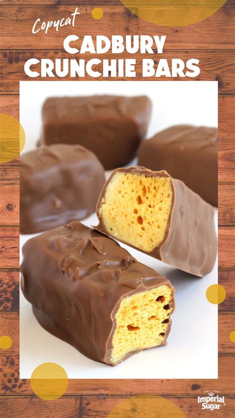 Copycat Cadbury Crunchie Bars | Imperial Sugar | Recipe | Crunchie bar, Honeycomb recipe ...