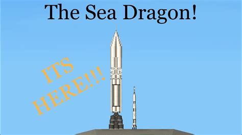 Sea Dragon Rocket Blueprints & assembly - SpaceFlight Simulator - YouTube