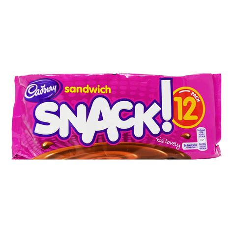 Cadbury Snack Sandwich 12 Pack 264g – Blighty's British Store