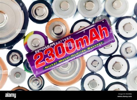 Rechargeable Nickel-metal hydride (NiMH) battery Stock Photo - Alamy