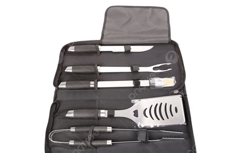 Black Bag Containing Bbq Tools Set Cooking, Skewer, Set, Packing PNG Transparent Image and ...