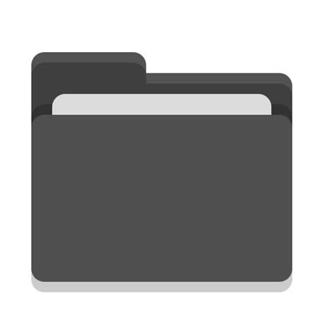 Black folder icon png - staffjaf