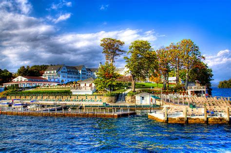 The Sagamore Hotel on Lake George Photograph by David Patterson - Fine ...