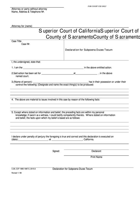 Top 33 Sacramento Superior Court Forms And Templates Free To Download ...