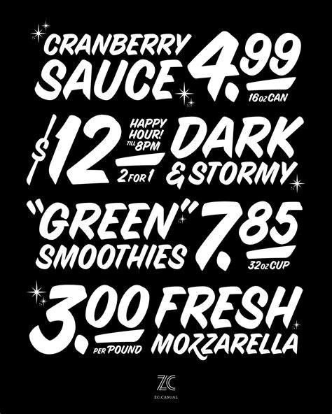 ZC Casual Typeface on Behance | Types of lettering, Typeface, Lettering