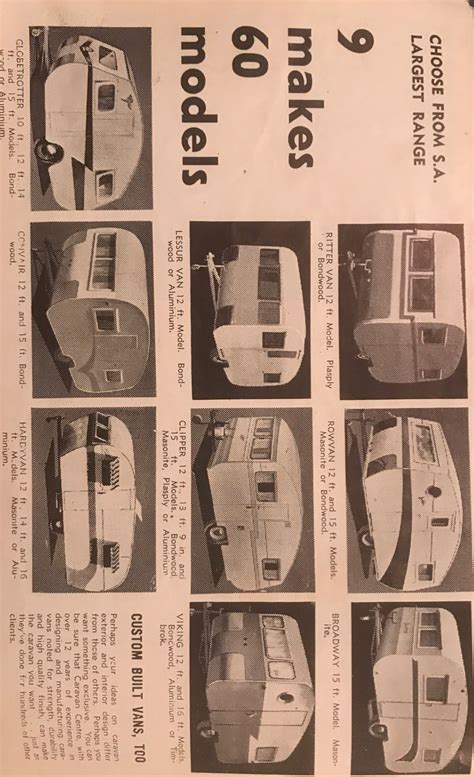 Caravan centre Spares catalogue mid to late 50s | Vintage Caravans