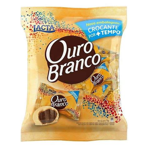 Bombom Ouro Branco Lacta Pacote 1KG - Caboclo Distribuidor