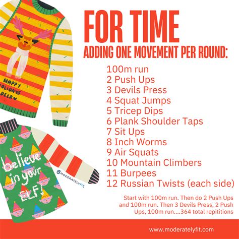 12 Days of Christmas Workout