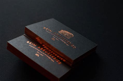 Matte Black Business Card Template