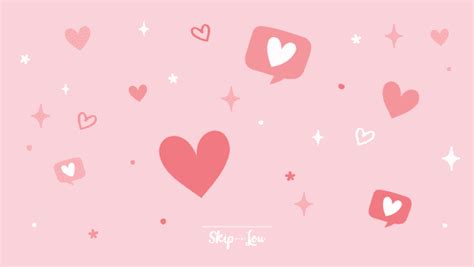 Free Pink Heart Wallpaper For Phone and Computer | Skip To My Lou