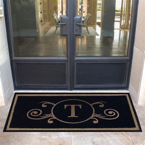 Infinity Custom Mats™ All-Weather Personalized Door Mat - STYLE: MONOG ...