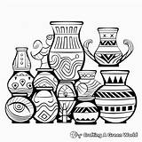 Pottery Coloring Pages  Free & Printable sketch template