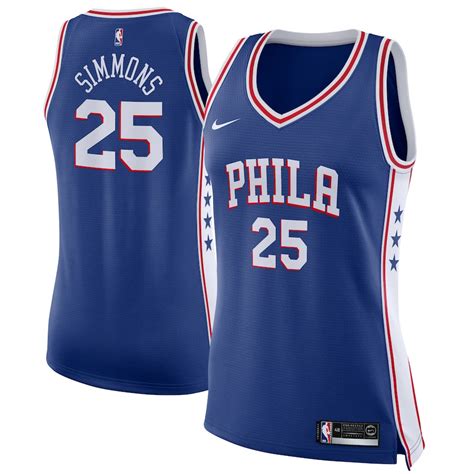 Women's Philadelphia 76ers Ben Simmons Nike Royal Swingman Jersey ...