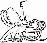 Printable Octopus Coloring Page For Kids 2 – SupplyMe sketch template