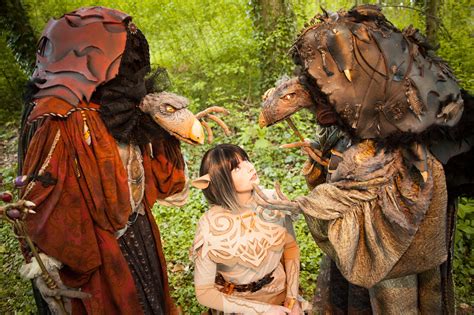 Skeksis and Jen the gelfling. Costumes made by Fairy-Tailor. Photo: Lennart Tange | The dark ...