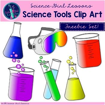 Science Tools Clip Art {FREEBIE} by Science Girl Lessons | TPT