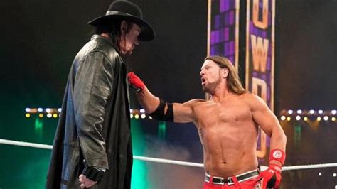 WWE WrestleMania 36: The Undertaker vs AJ Styles to be…