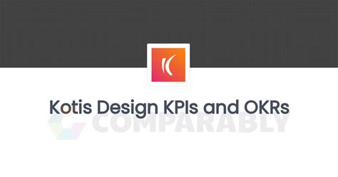 Kotis Design KPIs and OKRs | Comparably