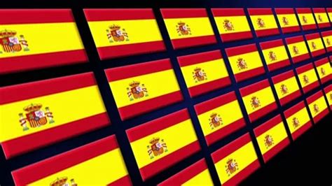 Spain Flag Animated Background 3d Animat... | Stock Video | Pond5