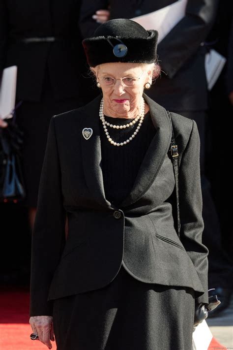 Queen Margrethe II Attends Funeral of King Constantine II — Royal Portraits Gallery Constantine ...