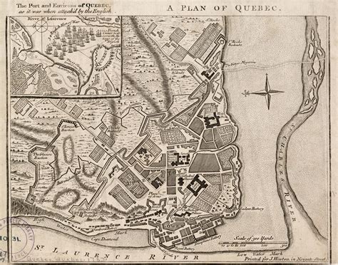 A plan of Québec – All Items – Digital Archive Ontario