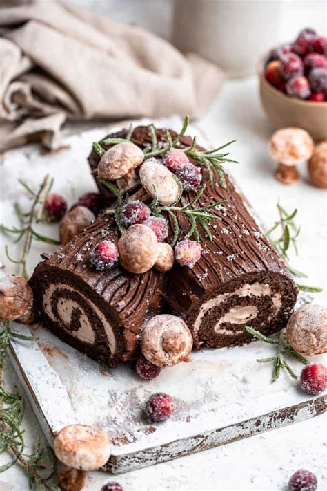 Yule Log Cake - The Seaside Baker