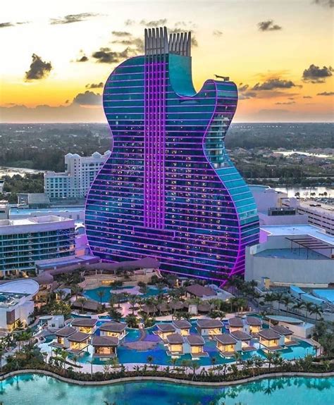 Hard Rock Hotel Opens World's First Guitar-Shaped Hotel in Florida | SENATUS