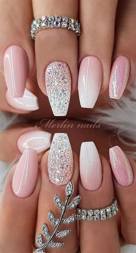 √63 really cute glitter nail designs! you will love 9 | Sparkle nail ...