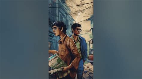 Join #Feluda and Topshe on a desert adventure in this stunning digital #illustration#DigitalArt ...