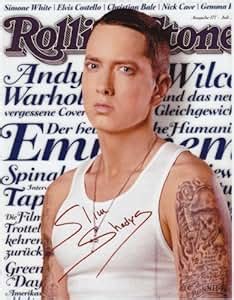 Amazon.com: Eminem 8 X 10 Photo Autograph on Glossy Photo Paper: Photographs